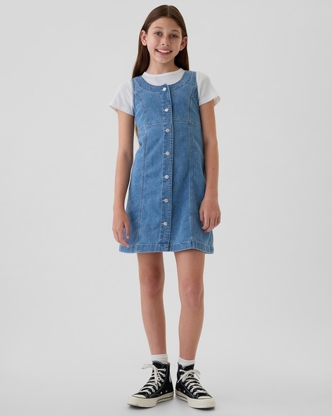 Gap pinafore dress best sale