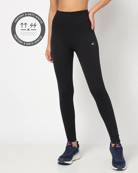Women Training Seamless Ribbed Leggings