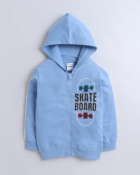 Buy Blue Sweatshirts Hoodie for Boys by BUMZEE Online
