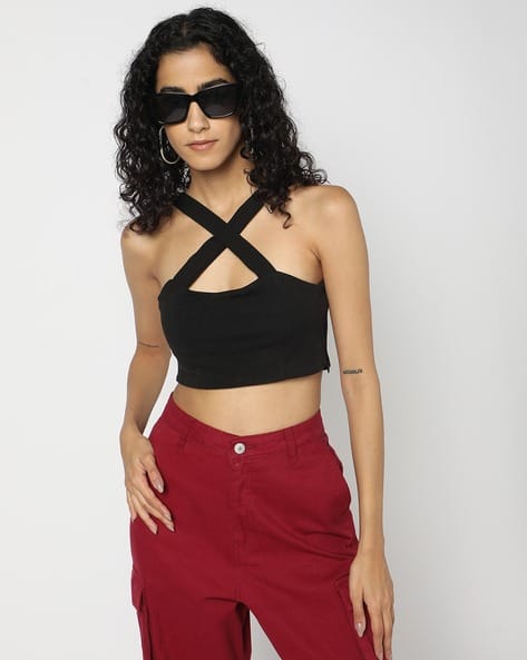 Buy Black Tops for Women by YOUSTA Online
