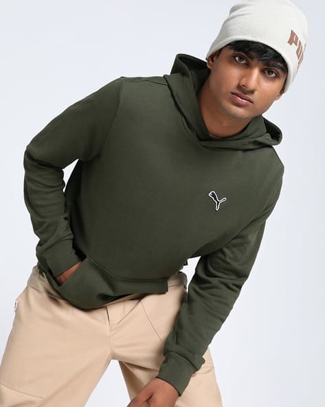 Puma Men Regular Fit Hoodie with Kangaroo Pocket