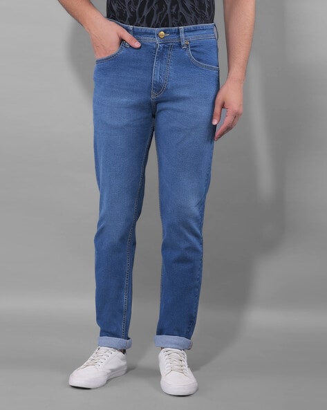 Canary London Men Washed Straight Jeans