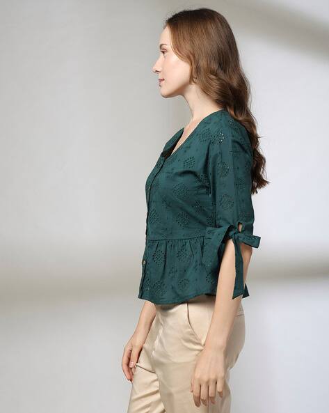figs peplum top
