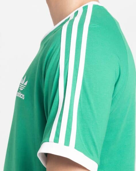 Men Logo Print Regular Fit Crew-Neck T-Shirt