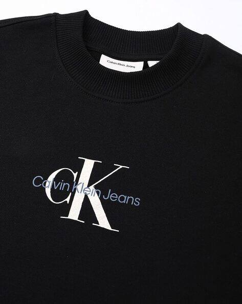 Black Calvin Klein Logo Sweatshirt Herren Buy Black Sweatshirt