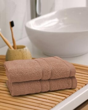 signature Set of 2 Cotton Hand Towels 8'' x 7''-picture-10