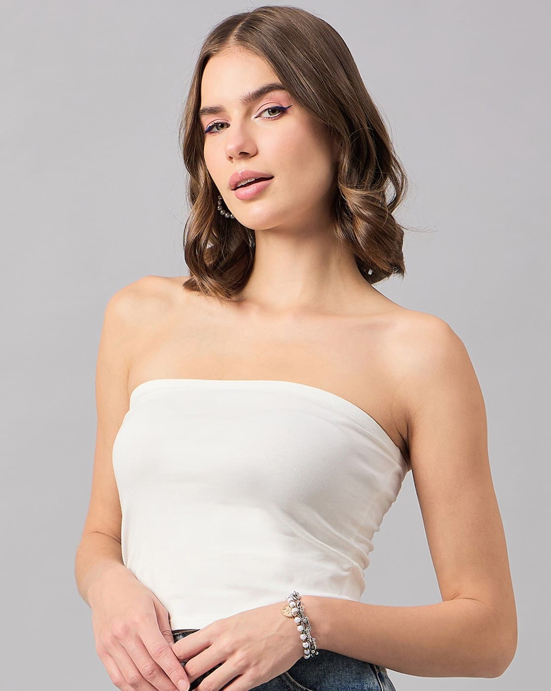 Buy OFF WHITE Tops for Women by 98°north Online | Ajio.com