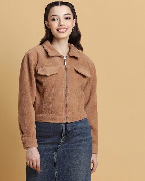 Buy brown Jackets Coats for Women by Forever 21 Online Ajio