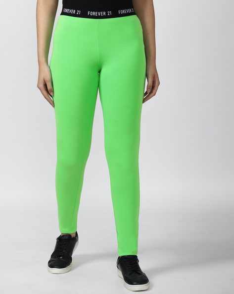 Forever 21 green leggings hotsell