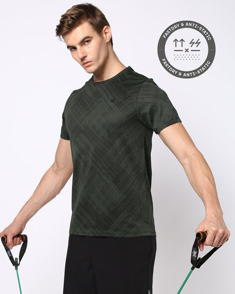 Men Regular Fit Crew-Neck T-Shirt