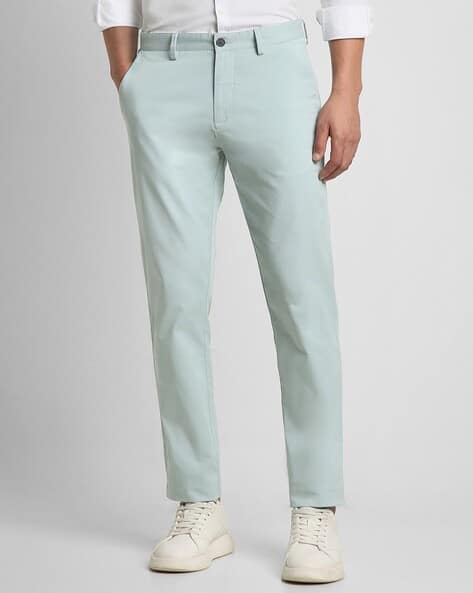 Buy Blue Trousers Pants for Men by PETER ENGLAND CASUALS Online