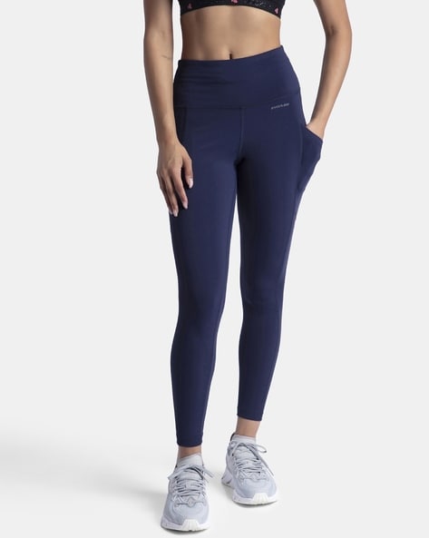 Buy Navy blue Leggings for Women by JOCKEY Online Ajio