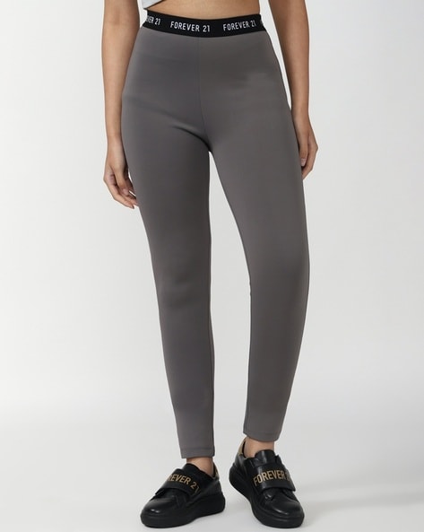 Buy Grey Leggings for Women by Forever 21 Online Ajio