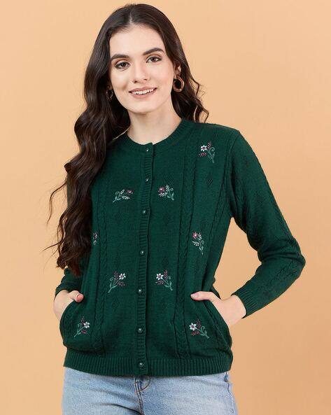 Buy Maroon Sweaters & Cardigans for Women by CLAPTON Online | Ajio.com