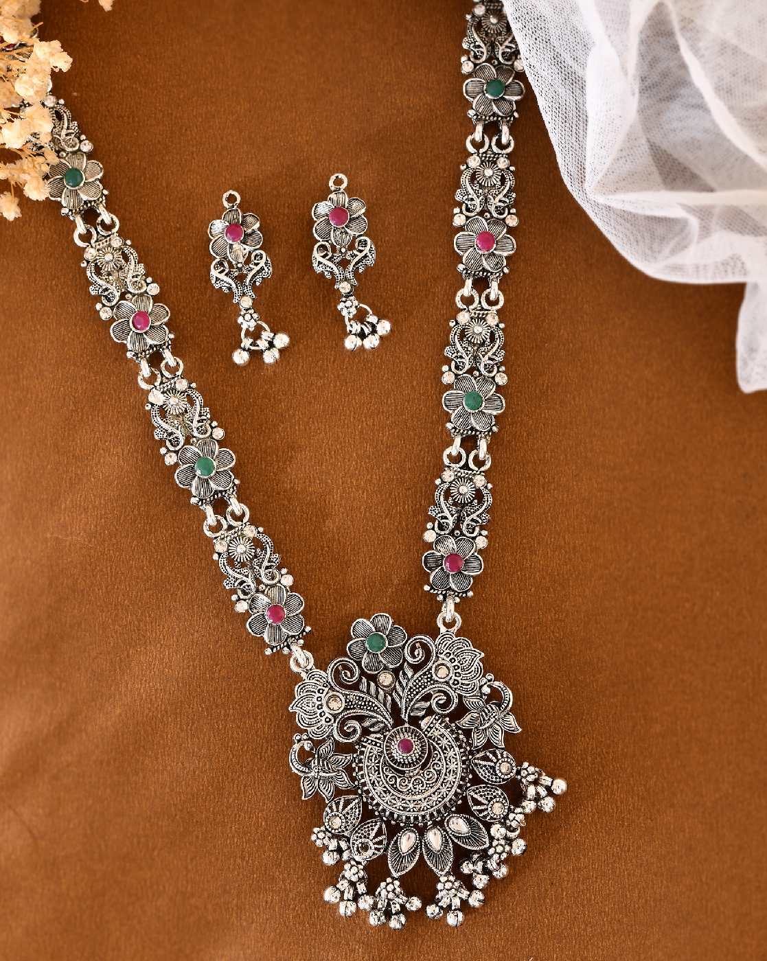 Buy Silver-Toned FashionJewellerySets for Women by VALLEY OF
