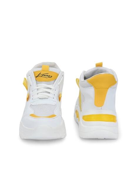 Buy Yellow Sneakers for Women by KNOOS Online | Ajio.com