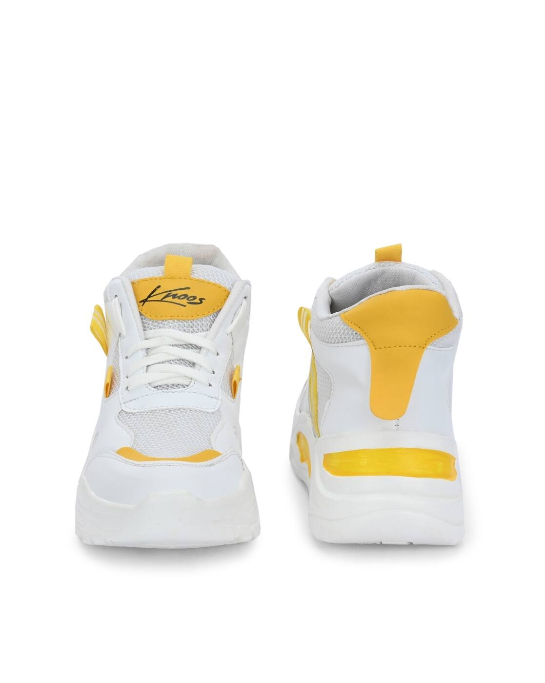Buy Yellow Sneakers for Women by KNOOS Online | Ajio.com