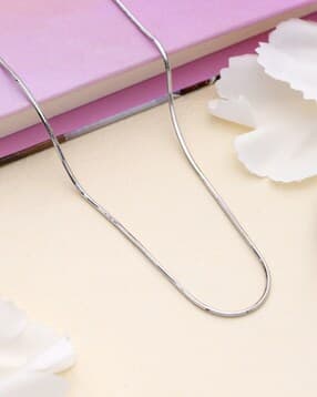zavya Men Sterling Silver Rhodium-Plated Timeless Chain-picture-24