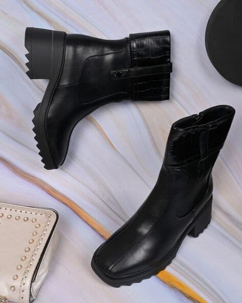 Buy Black Boots for Women by Ronnie Grey Online