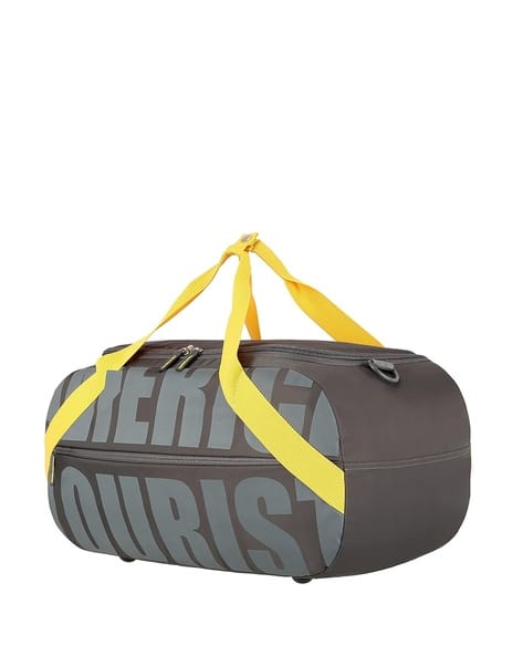 AMERICAN TOURISTER Men Logo Print Duffle Bag with Detachable Strap