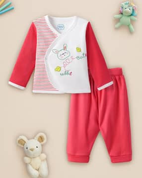 nauti nati Boys V-Neck Embroidered Set-picture-11