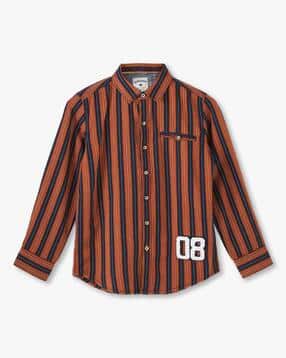lee cooper Boys Striped Regular Fit Shirt-picture-19