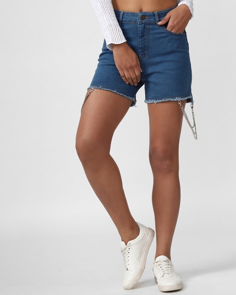 Buy Blue Shorts for Women by Forever 21 Online Ajio