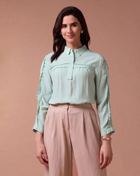 U.S. Polo Assn. Women Regular Fit with Ruffles