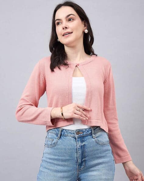 Buy Nude Shrugs Jackets for Women by STYLE QUOTIENT Online