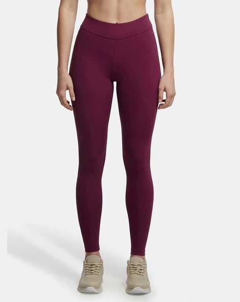 Women Ankle Length Leggings with Elasticated Waist