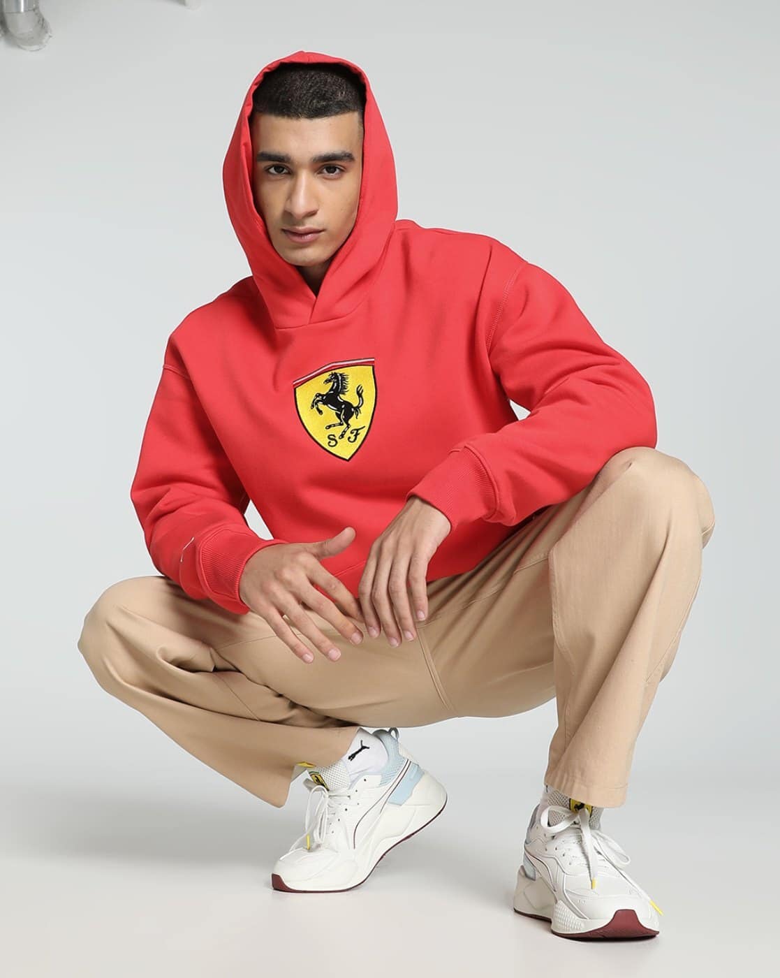 Buy Rosso Corsa Red Sweatshirt Hoodies for Men by PUMA Online