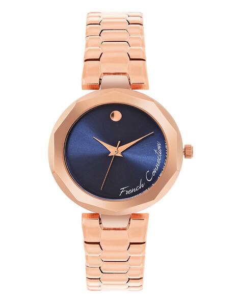 French Connection Women Blue Dial Glam Analogue Watch - FCH08RGM