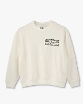 yb dnmx Boys Typographic Print Oversized Cotton Sweatshirt-picture-17