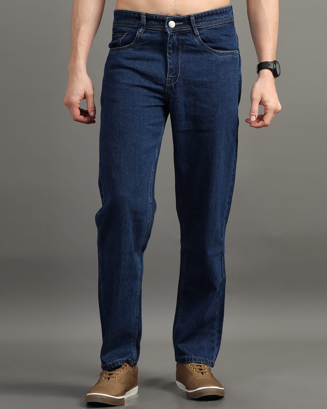 FASHIRU】cocoon baggy denim blue2
