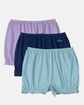 jockey Pack of 3 Girl Briefs with Elasticated Waist-picture-50