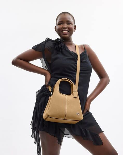 Buy Coach Lana 23 Medium Shoulder Bag | Beige Color Women | AJIO LUXE