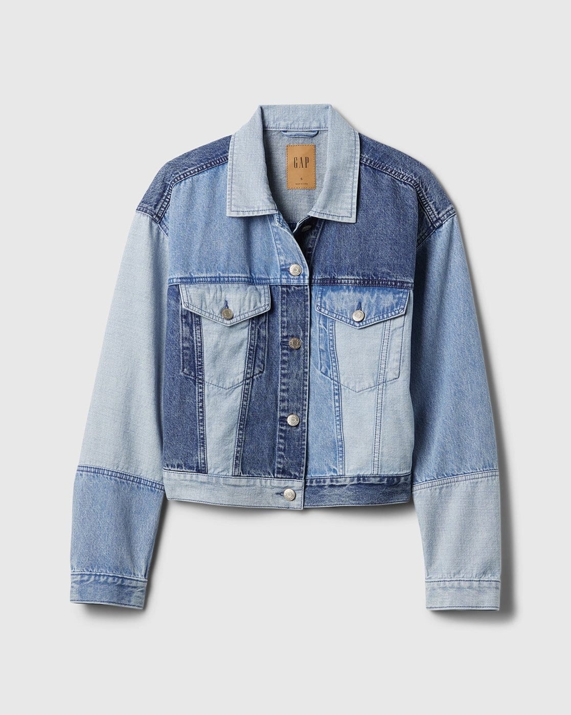 ESCADA indigo putchwork jacket n