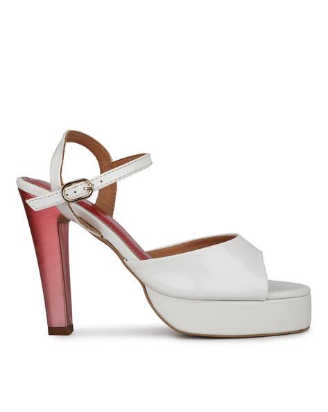 INC 5 Women Colourblock Platforms with Buckle Closure