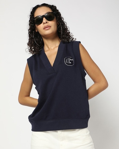 Gap V-Neck Sleeveless Tank Top