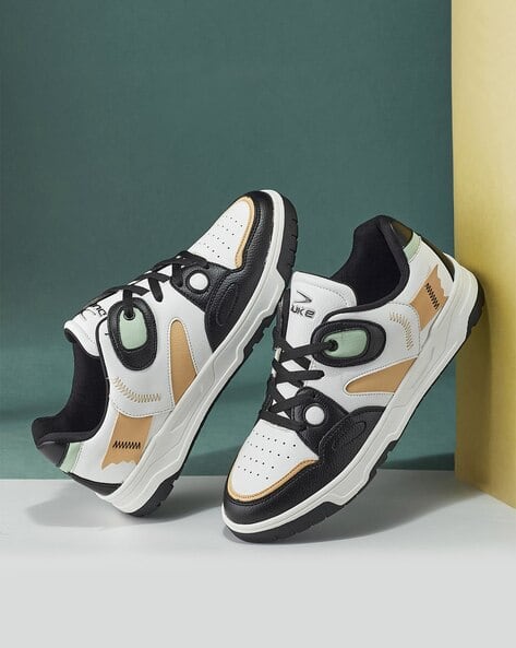Buy White Black Sneakers for Men by DUKE Online