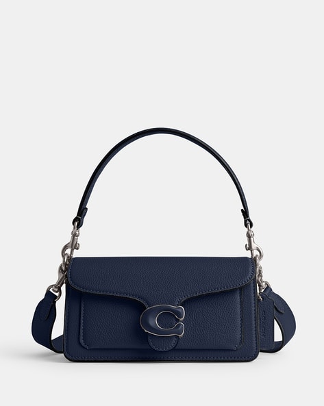 バッグ COACH Navy Signature Shoulder Bag rare Buy Coach Tabby Shoulder Bag 20 | Navy Blue Color Women | AJIO LUXE