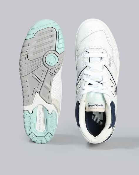 Buy NEW BALANCE BB550 Lace-Up Sneakers White Color Men AJIO LUXE