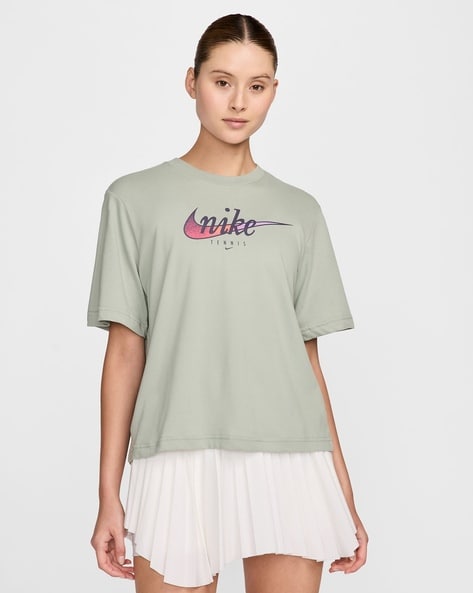 Green and pink nike shirt hotsell