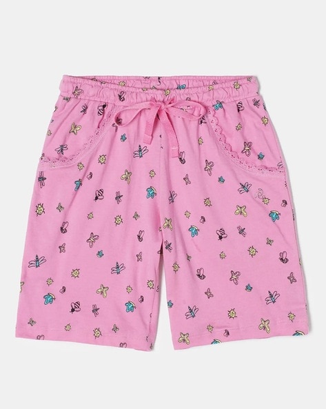 Buy Pink Shorts 3 4ths for Girls by Jockey Online Ajio