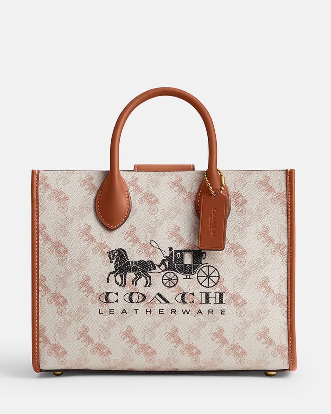 Buy Coach Horse & Carriage Print Ace Medium Tote Bag 26 | Beige