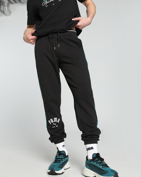 Buy Black Track Pants for Men by PUMA Online Ajio