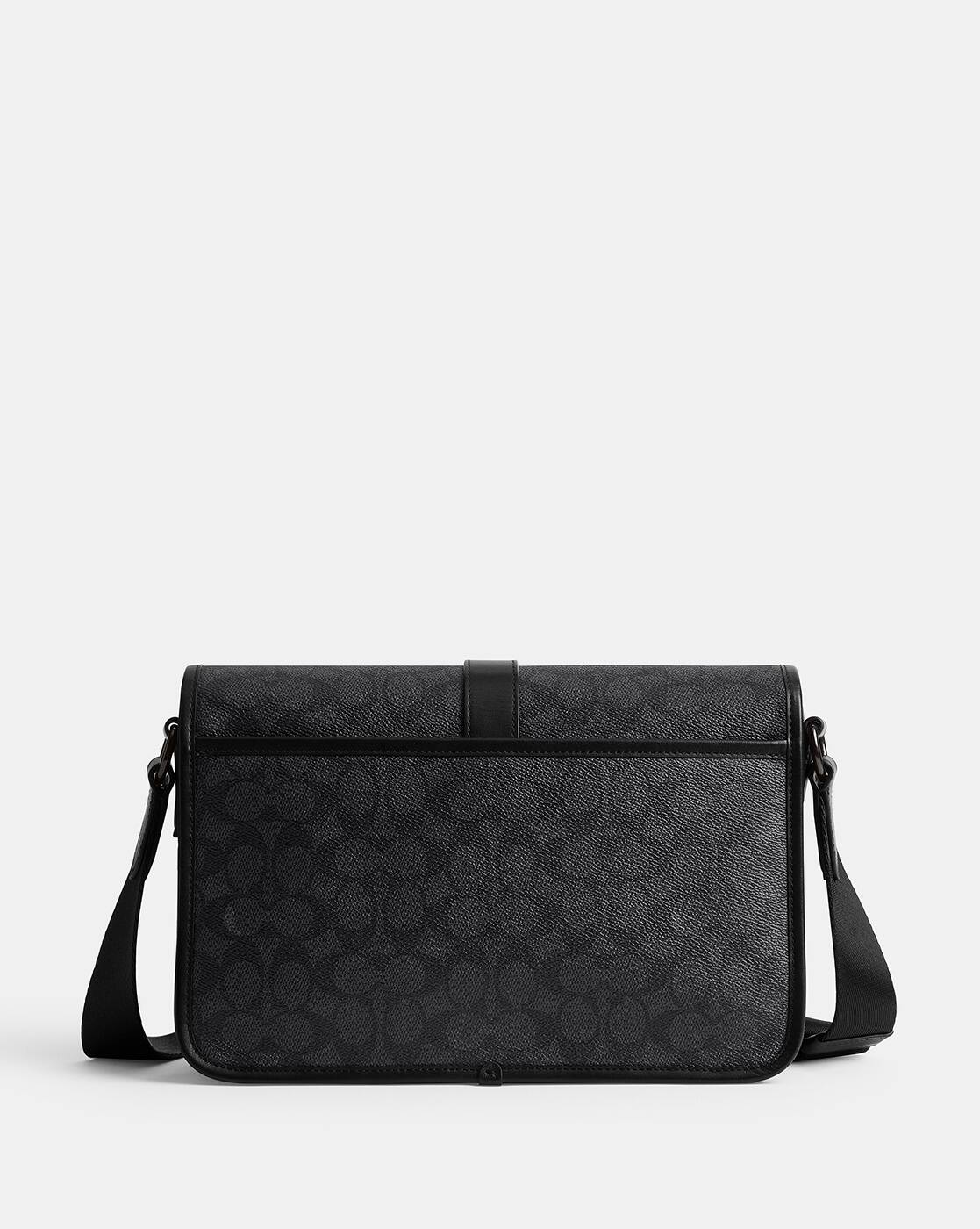 Buy Coach Signature Canvas League Messenger Bag | Charcoal