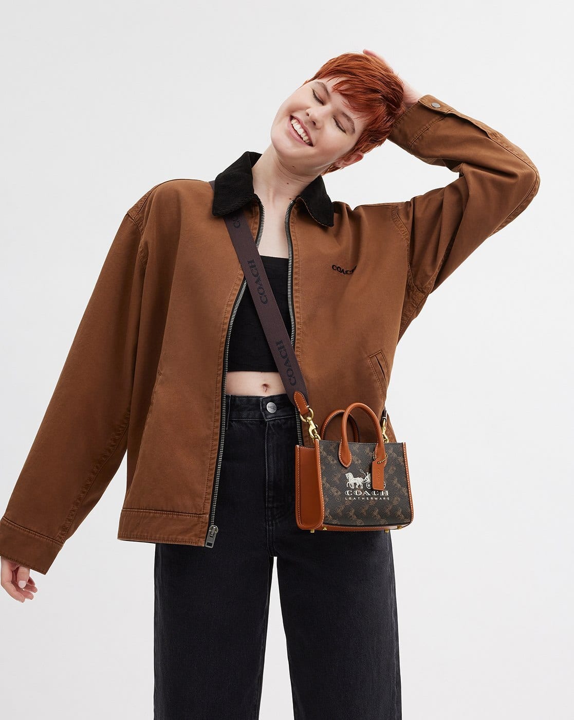 Buy Coach Ace Horse & Carriage 17 Small Tote Bag | Chalk