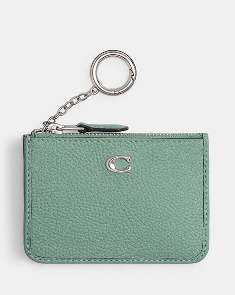 Buy Coach Mini Skinny Id Case | Green Color Women | AJIO LUXE