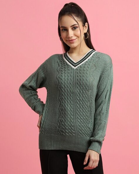 Buy Green Sweaters Cardigans for Women by Forever 21 Online Ajio